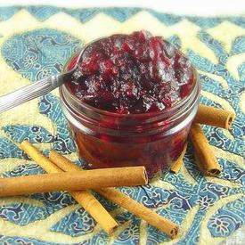 Whole Berry Maple-Bourbon Cranberry Sauce