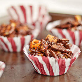 Easy Chocolate Covered Snack Mix
