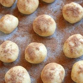 White chocolate truffles