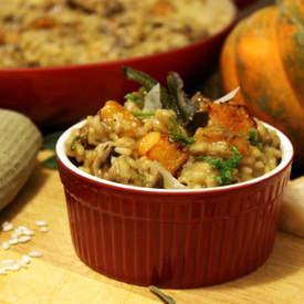 Butternut Squash and Mushroom Risotto